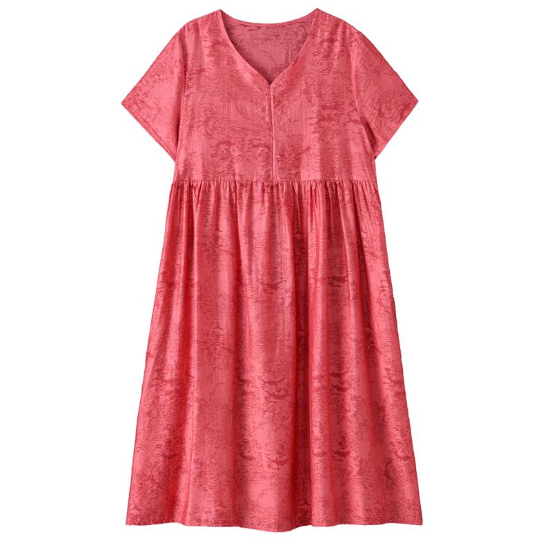 Элегантные платья для женщин, повседневные летние длинные платья больших размеров с короткими рукавами, женская винтажная женская одежда среднего возраста