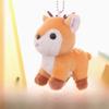 Fawn Keychain Stuffed Deer Keychain Key Ring Pendant Fluffy Elk Doll Deer Plush Toy  Hanging Decor