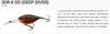Yo Zuri 3DR-X Crank DD 50F Плавающая приманка R1442-TBCF (8497)