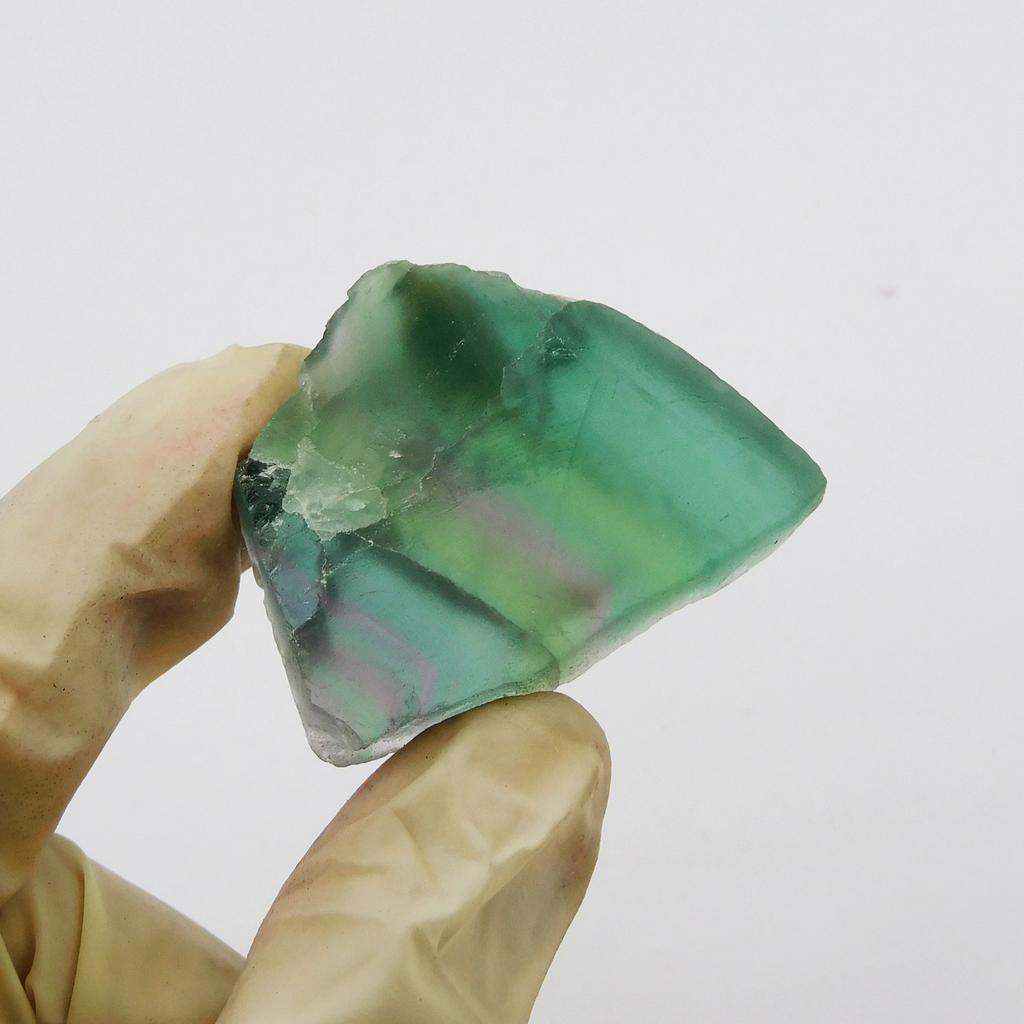 CERTIFIED Natural Fluorite Uncut Rough 44 Ct Mix Color Earth Mined Gemstone