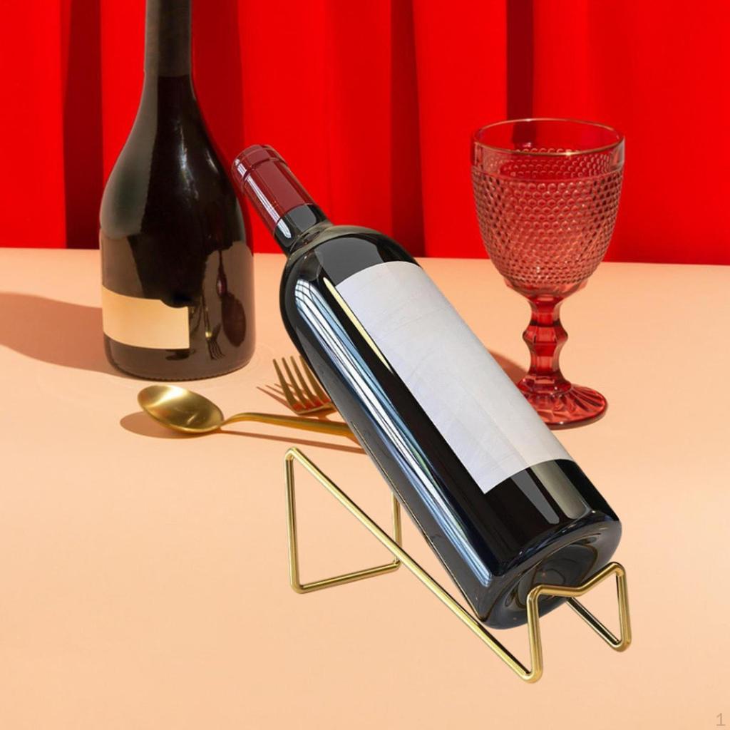 Настольная стойка для вина, держатель для бутылок, устойчивая подставка для домашнего декора, металлическая подставка для ресторана