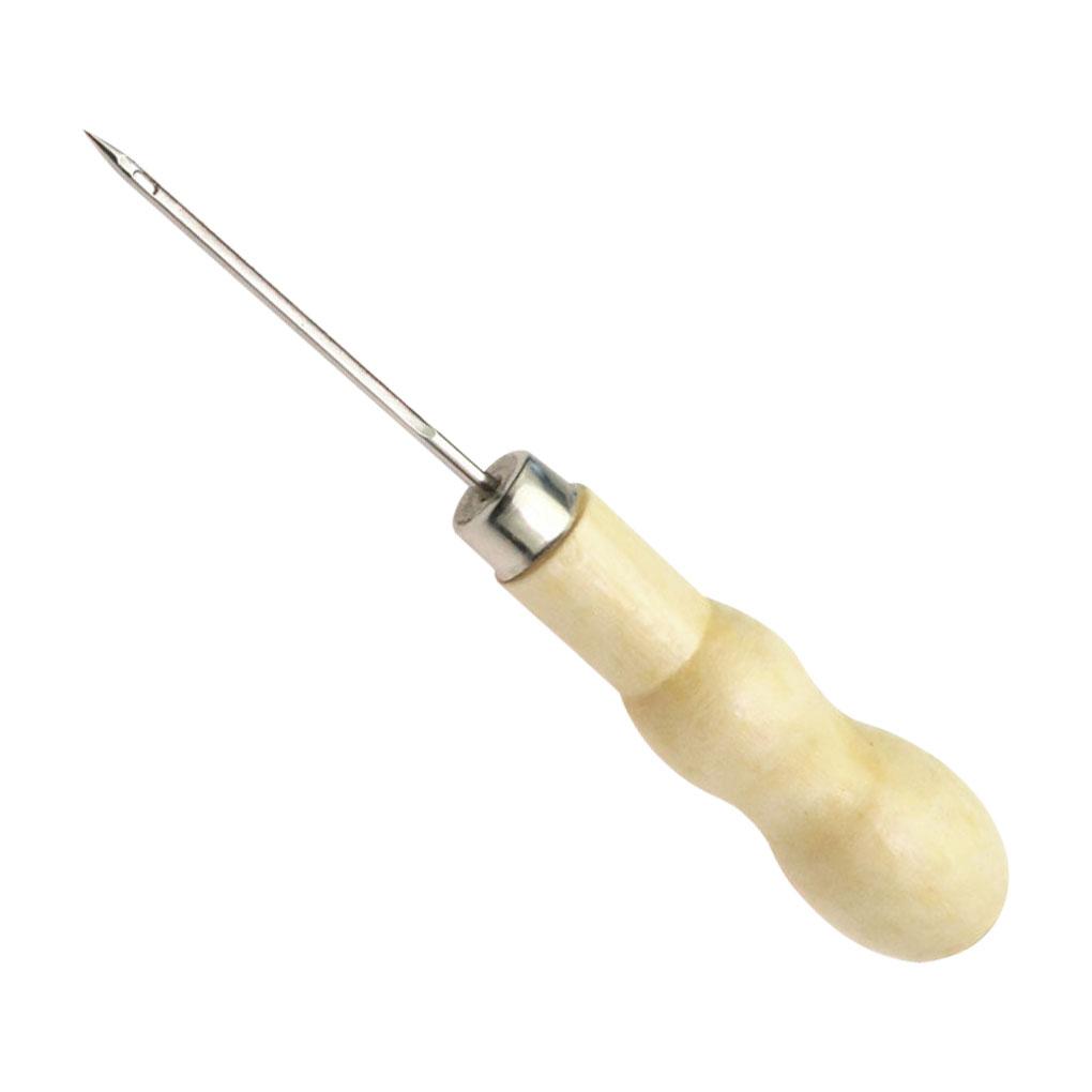 4 Pieces Handheld Tool Compact Size Handily Gripped Punching Awls Rustproof Dressmaker Accessories Woodworking Supplies DIY Prop