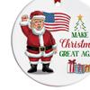 1/2/3/5/10 шт. Рождественские украшения Трампа 2024 года, подвесные украшения Санты, которые сделают Рождество снова великим