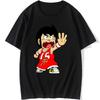 Men Anime Printed T-shirt Men Casual Loose Fashion Streetwear Hip Hop Y2K Breathable Round Neck Short Sleeve Tops T-shirt