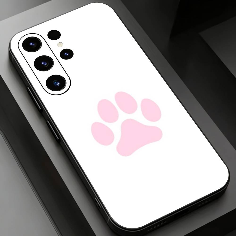 Dog Paw Phone Case for Samsung Galaxy S20,23 Ultra S24,22 Plus S25,26,21FE TPU Cover