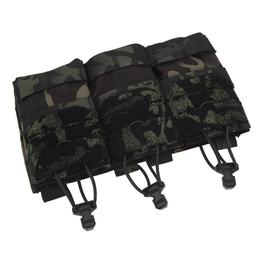 Подсумок для тройного магазина Molle с эластичным шнуром Cordura Fixed Solidly Triple Magazine Pouch Holder для