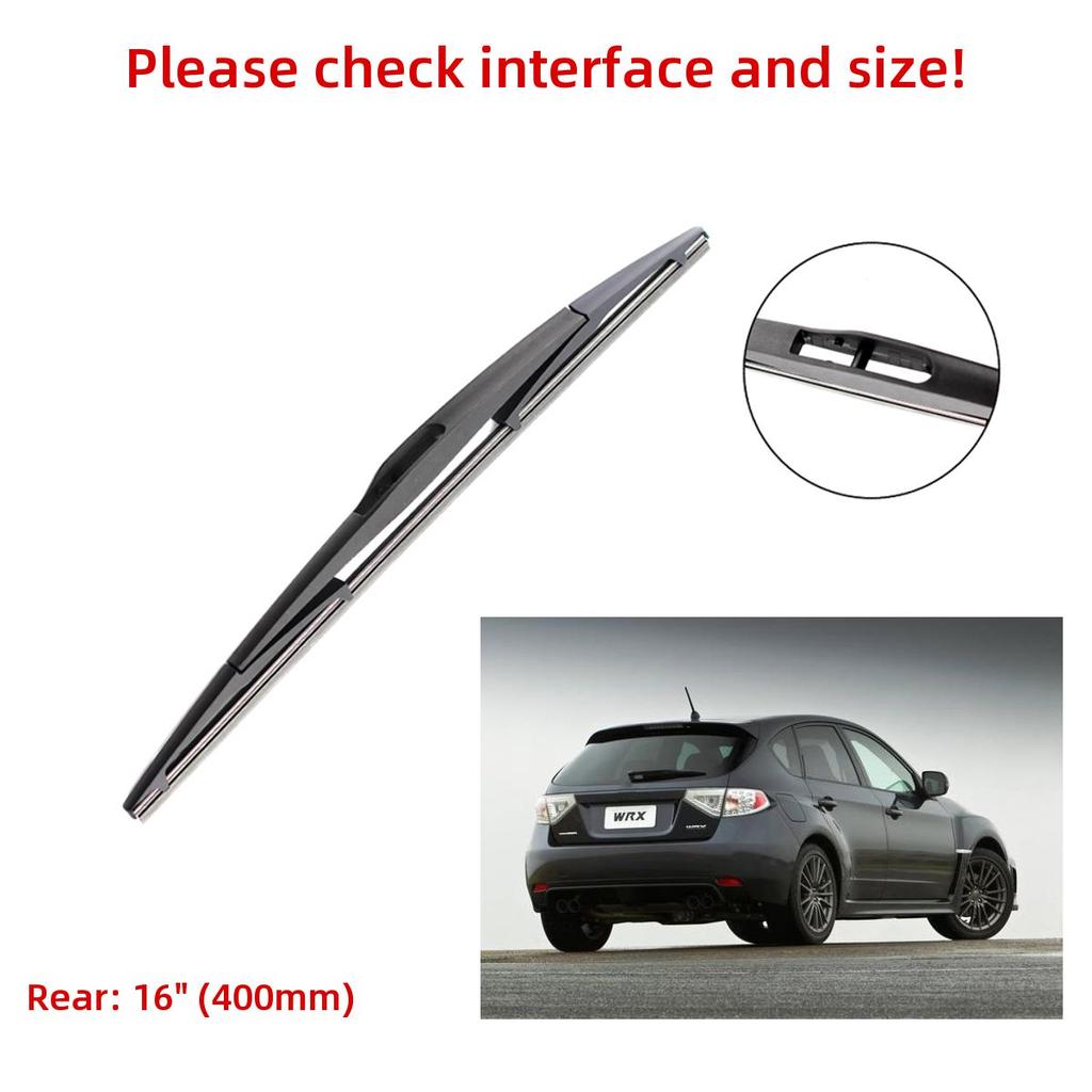 3 шт. щетки стеклоочистителя для Subaru Impreza Hatchback MK3 GE GV GH GR 2007-2014 24 "16" 16 "подходят для переднего лобового стекла, щетки для окон, резак, аксессуары