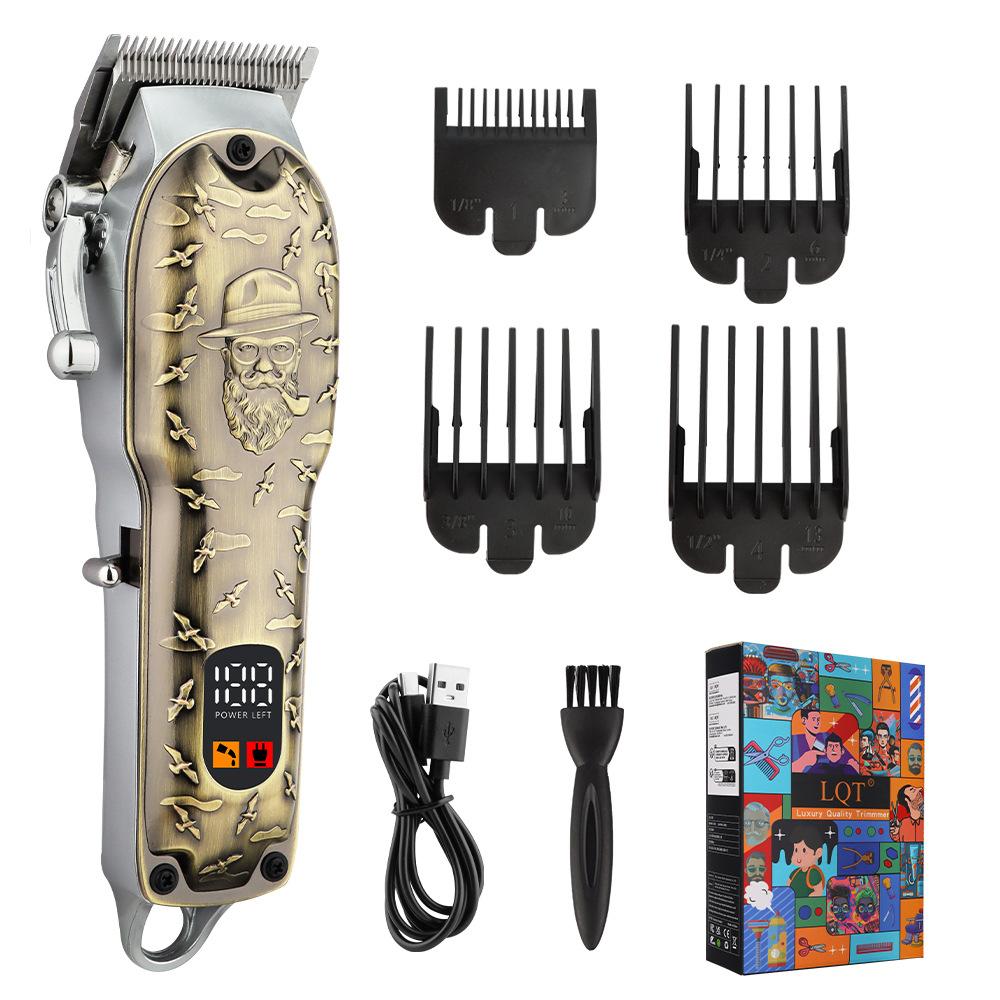 New multi-function hair clipper hair clipper hair clipper electric electric shaving head push cutting oil head carving knife for bald hairdresser