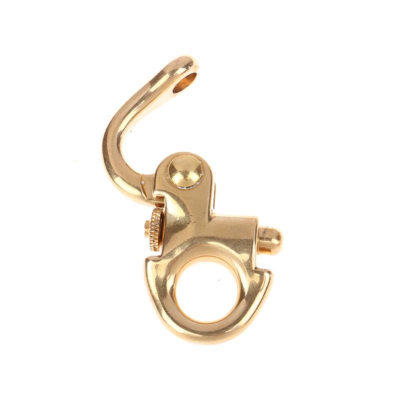 Латунная пряжка брелок кольцо крючок винт штифт соединитель сумка ремень аксессуары