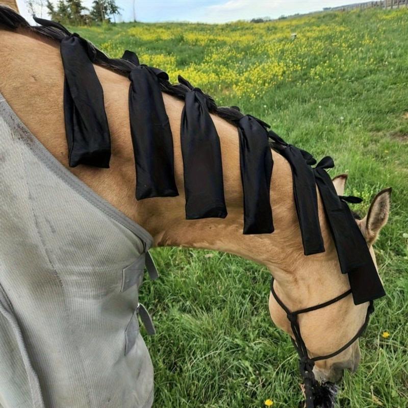 Pack Of 8 High Elastic Polyester Horse Hair Protectors For Defense Against Friction And Damage
