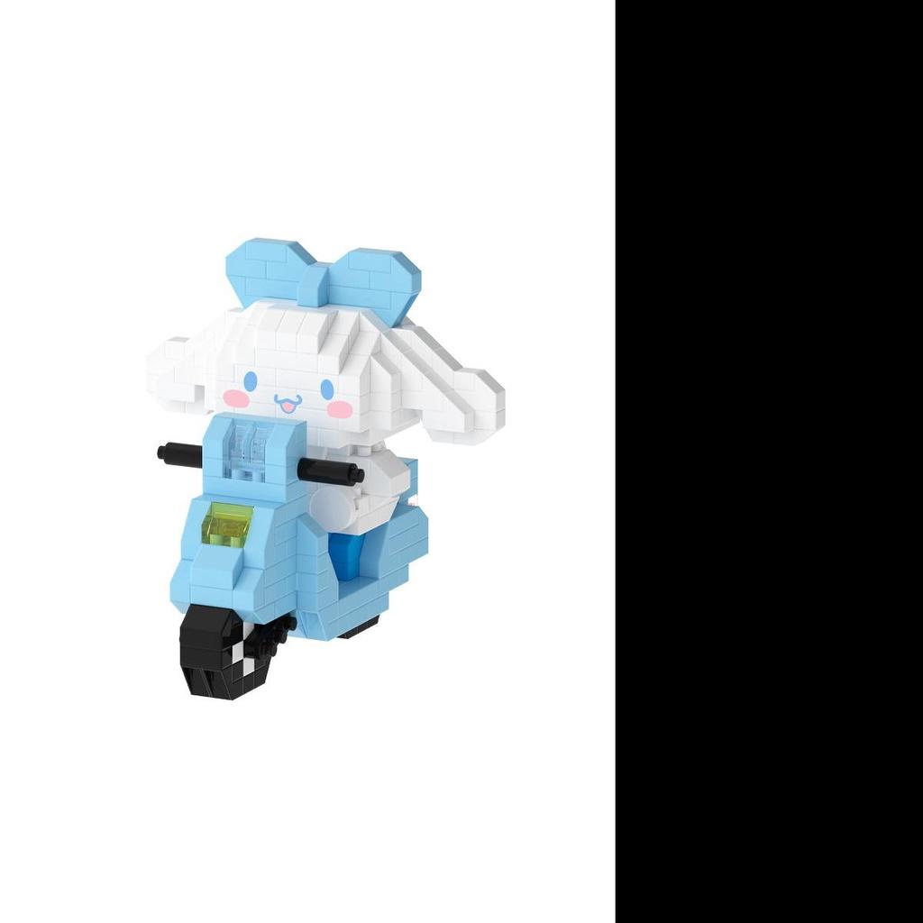 Миниатюрные строительные блоки: Велосипедные прогулки с милыми персонажами