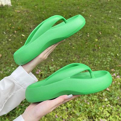 Модные женские нескользящие сандалии из ЭВА и мягкие летние шлепанцы для дома и улицы