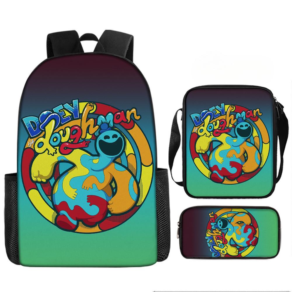 Poppy Playtime Глава 4 Кошмарные существа Детский рюкзак Оксфорд Легкий школьный рюкзак с мягкими лямками для учеников начальной школы