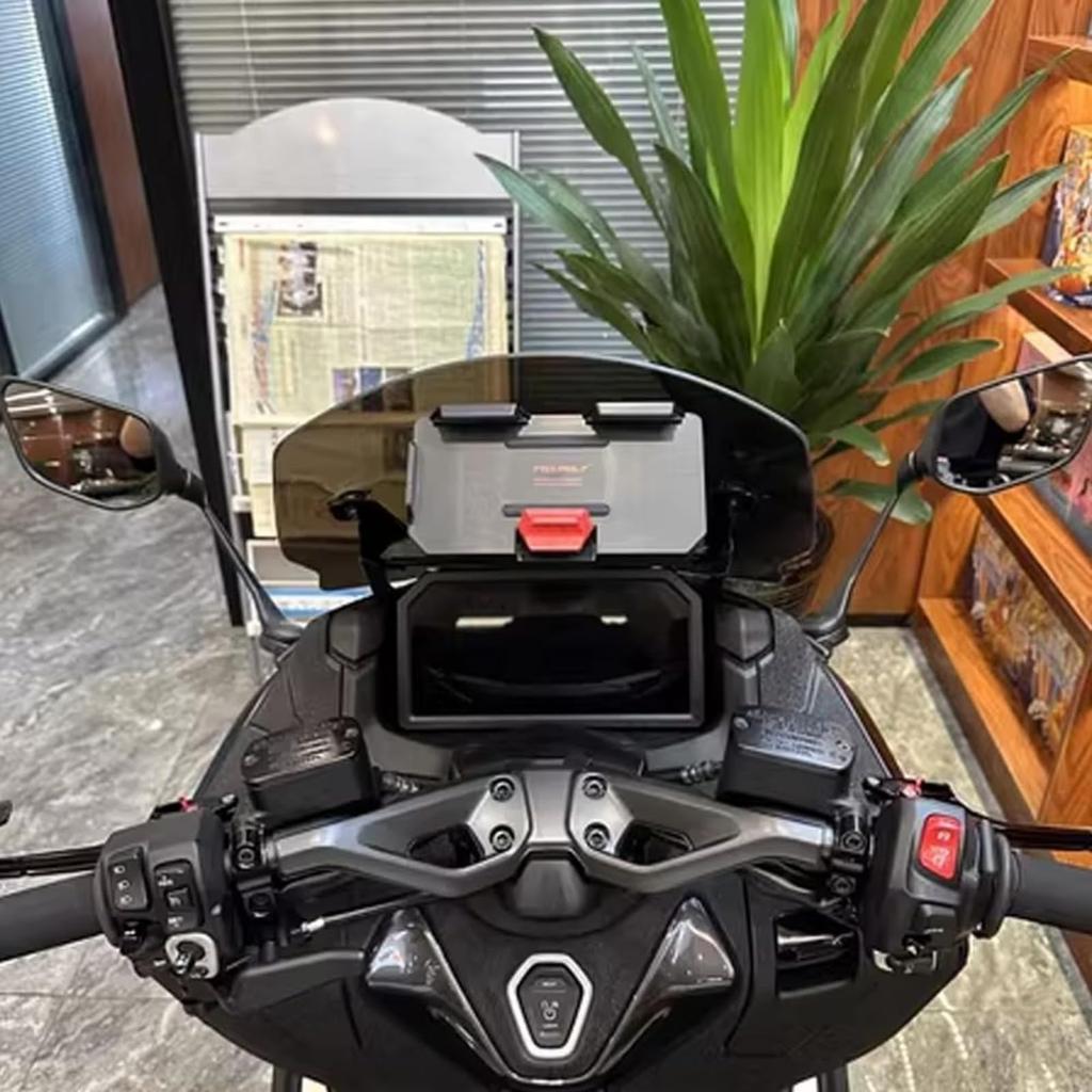 DOMOPAY Мотоциклетный GPS Смартфон Навигационный Кронштейн Адаптер для TMAX 530 TMAX, T-MAX 560, TMAX530, 650, (2023, 2024, 2025)