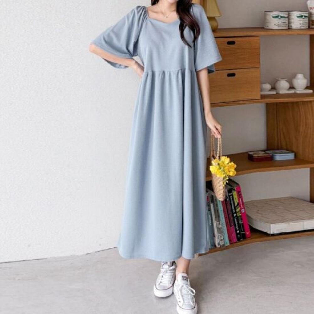 From Heart Women Square Sleeve Long Dress