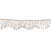Rhinestone Fringe 1 Yard Glossy Luster Bright Color Wide Application Exquisite Prl Rhinestone Tassel for Clothes Bag