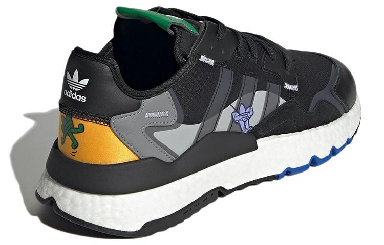 adidas Originals Nite Jogger 'Черный Серый Оранжевый Зеленый' GX2184