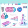 Vibrant Baby Gender Reveal Party Decoration Boy Or Girl Disposable Tableware Collection