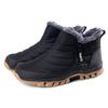 2025 Men's Fleece-Lined Waterproof Snow Boots: Warm, Wear-Resistant Outdoor Hiking Footwear
