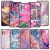 Korean Flower Phone Case for Samsung Galaxy A55 A35 A17 A07 A15 A13 A25 A51 A71 A72 A73 A32 A52 A52S A41 5G Soft TPU Shell Capas