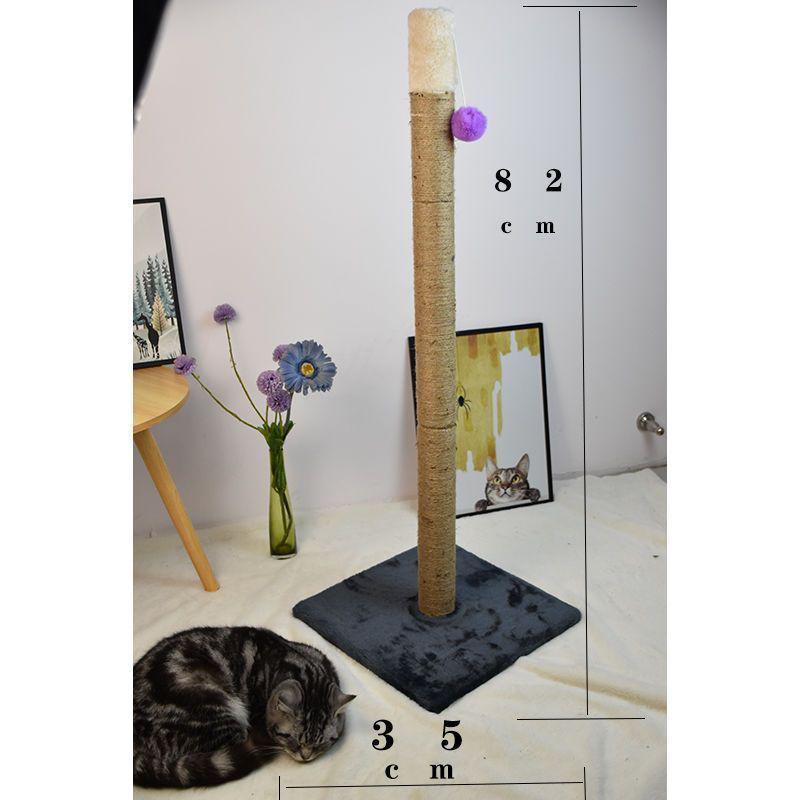 Колонна для восхождения кошек: Универсальная платформа для прыжков и когтеточка Four Seasons с рамкой-гнездом