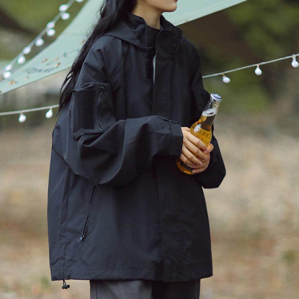 Куртка унисекс с капюшоном: Весна/Осень 2023, легкие и свободные модели для пар