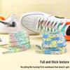 Флуоресцентные шнурки с принтом леопарда в стиле тай-дай для обуви AJ1, AF1, Canvas, унисекс
