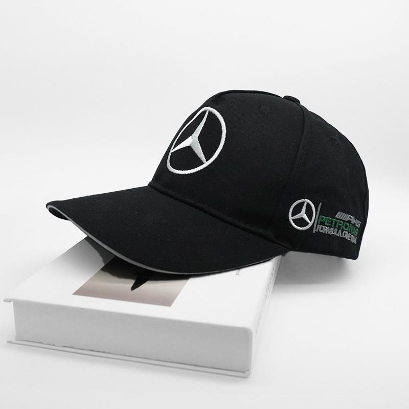 GDX2 Car Logo Baseball Hat Auto Emblem Sports Sunshade Cap For Mercedes Benz AMG W124 W202 W203 W204 W210 W211 W212 Auto Accessories