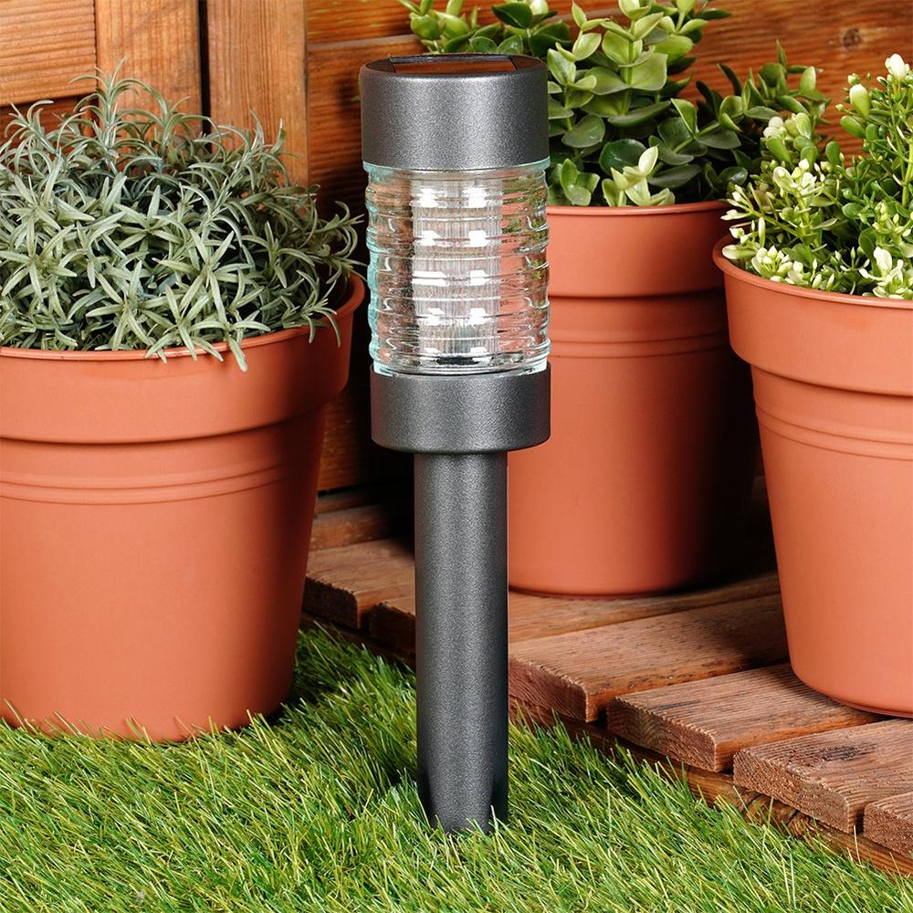 Solar Garden Lamp, LED Ground Lamp with Sensor