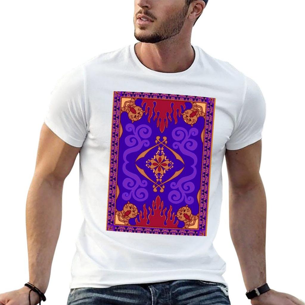 Aladdin Magic Carpet TShirt Modern Print Casual TShirt