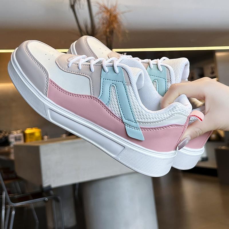 TUINANLE Женская повседневная обувь, кожаные туфли для скейтборда на шнуровке, женские нескользящие кроссовки на платформе