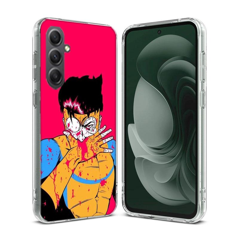Cartoon Invincible Phone Case for Samsung A16 A26 A36 A56 A17 A37 A57 A07 A06 A02S A03 A04S A05S Galaxy Note 20 10 A50S A71 A51
