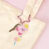 Tees Factory Kirby Star Acrylic Keychain with Star Rod Carabiner, HK-5541711SR