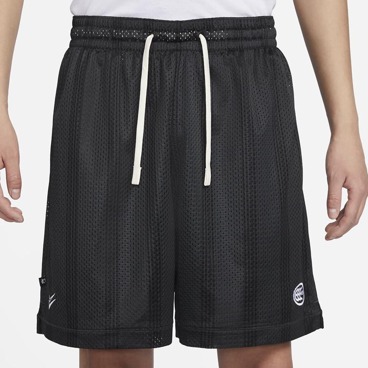 Nike Kevin Durant Solid Logo Drawstring Shorts Men Bottoms Black DX0226-070