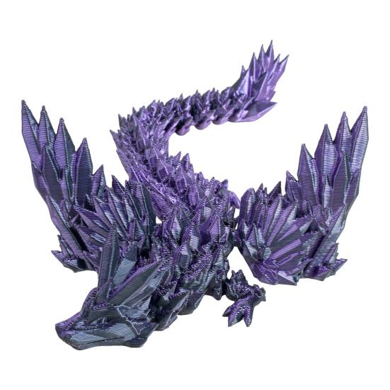 3D-печатная фигурка летающего дракона с подвижными суставами, красочная фигурка дракона, шарнирная модель крылатого дракона, игрушка-фиджет, настольное украшение, орнамент