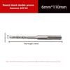 1Pcs 4/5/5.5/6/8/10/12mm Electric Hammer Drill Bit 4 Cutters Impact Drills  Wall Brick Block