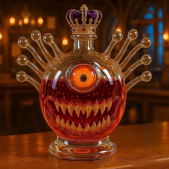 Декантер для виски «Монстры» для мужчин, папы, забавная статуэтка, декантер для виски 300 мл, пустой декантер для вина, украшение для домашнего бара, подарок для любителей виски