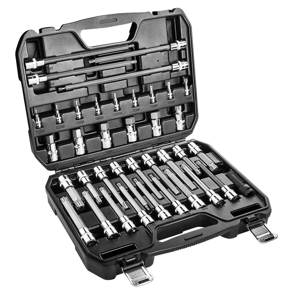Torx 1/2" bits, set of 38