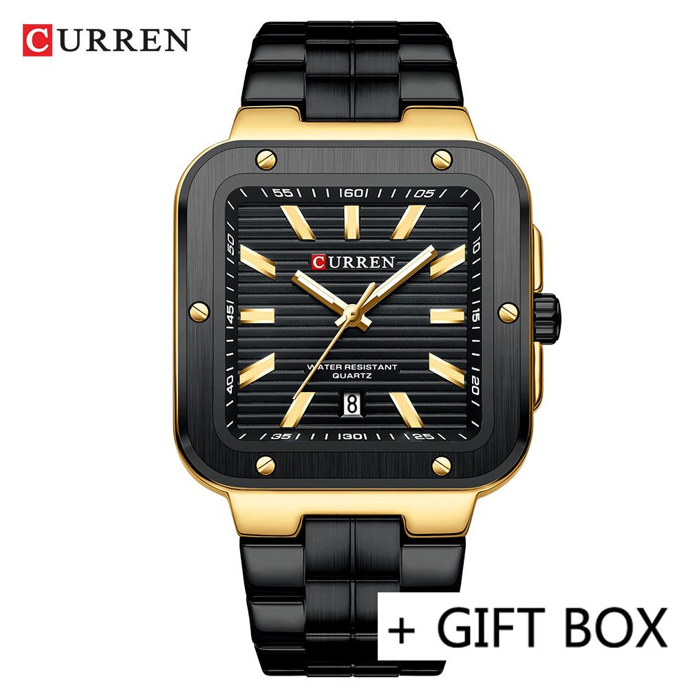 CURREN New Sport Men Watch Top Brand Luxury Military Casual Waterproof Male Clock Original Steel Quartz Fashion Wristwatch 8479