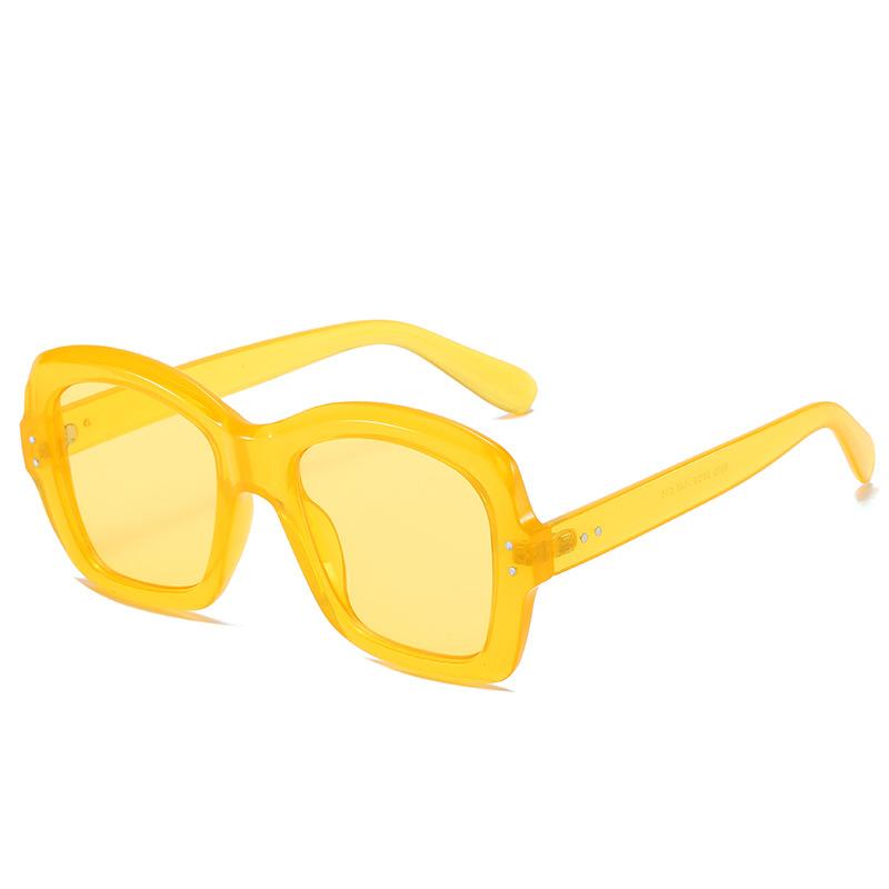 Mi-ordered sunglasses, European and American trend fashion square glasses, street photography versatile sunglasses for women