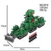 Специально разработанная для World of Tanks модель military building block KV-44, игрушки для сборки советского танка Второй мировой войны