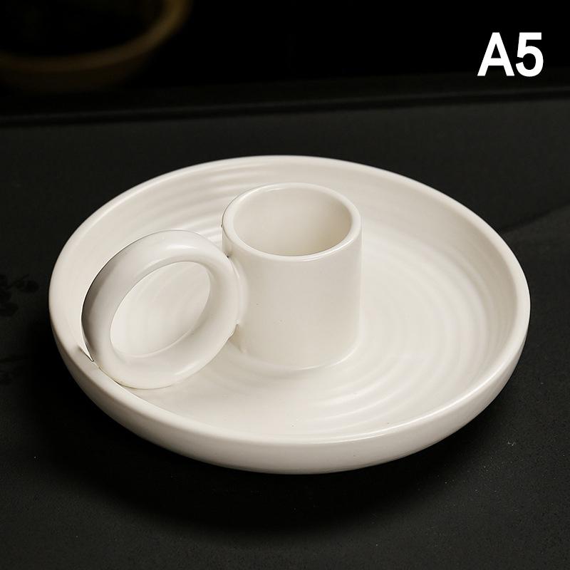 Ceramic Palo Santo Holder Incense Burner For Stick Sage Holder Incense Holder Ash Catcher Tray For Meditation Yoga Room