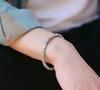 Богемная ретро браслет-тотем посеребренный сплошной открытый браслет нишевый дизайн этнический стиль браслет