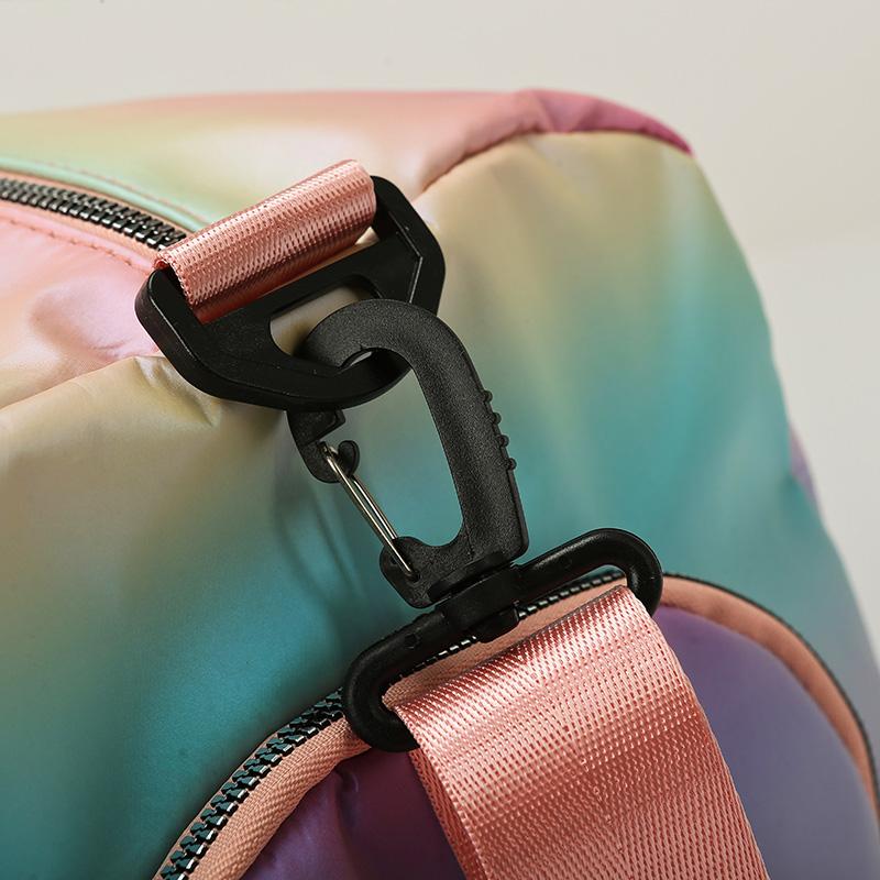 Gradient Fitness Bag Dry and Wet Separation Yoga Bag Large Capacity Travel Bag Separation Shoes Bags