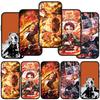 Phone Case for Samsung Galaxy S24 S23 iPhone 15 14 Xiaomi Redmi Note 13 12 11 8 10 9 Pro Max X XR OPPO A15 Huawei Rengoku Kyoujurou Demon Slayer Cover