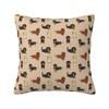My Lovely Dachshund Dog Pillow Cover Cushion Cover Soft Pattern Pillow Case Funny Pillowcases For Chair Sofa Home Decoration