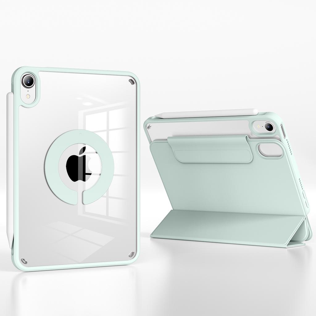 RBP Магнитный чехол для iPad Pro 11 13 дюймов, для iPad Air 11 Air4/5 10.9 Mini6 10.2 9-го 8-го 7-го Поколения, Поворотный на 360°, Съемная задняя крышка