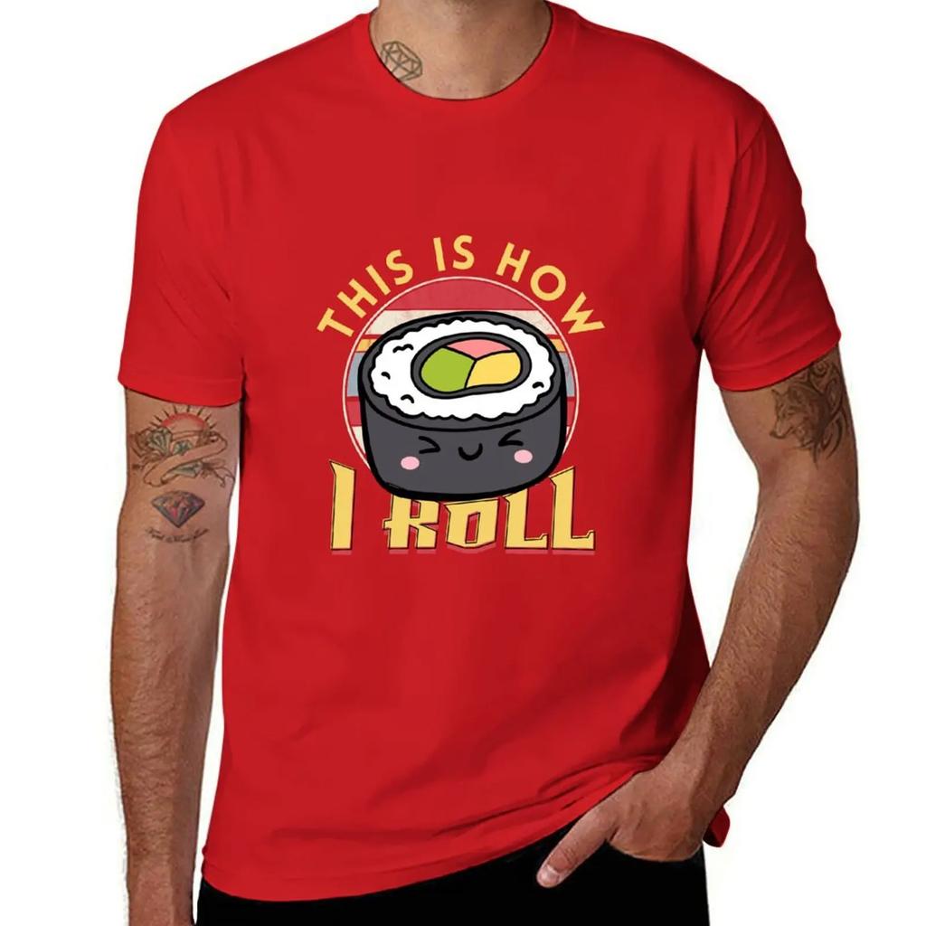 This is how I roll T-Shirt basketball graphic tees heavyweights sports fans men clothing
