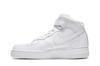 Женские кроссовки Nike Wmns Air Force 1 '07 Mid 'Triple White'