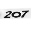 Akpsw6 3D ABS Наклейка-значок с номером на задний багажник для Peugeot 206 207 301 307 308 408 508 Автоаксессуары Поставляется с клейкой основой